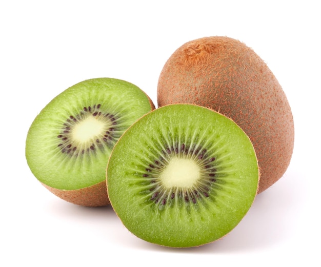 Kiwis inteiros e seus segmentos