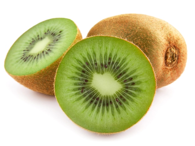 Kiwis isolado no fundo branco