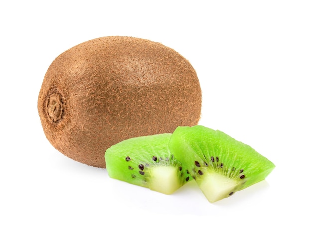 Kiwis isolado no fundo branco