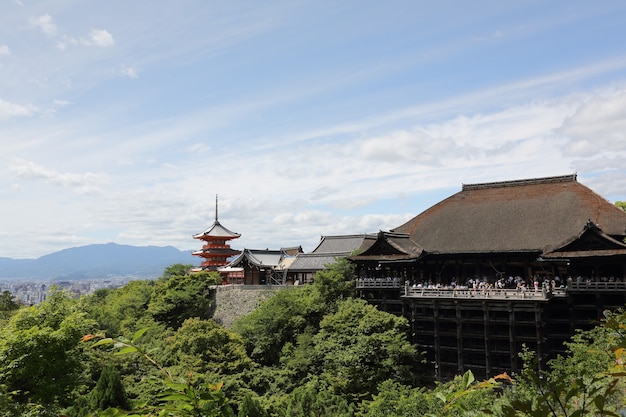 Kiyomizu dera-Tempel in Kyoto, Japan