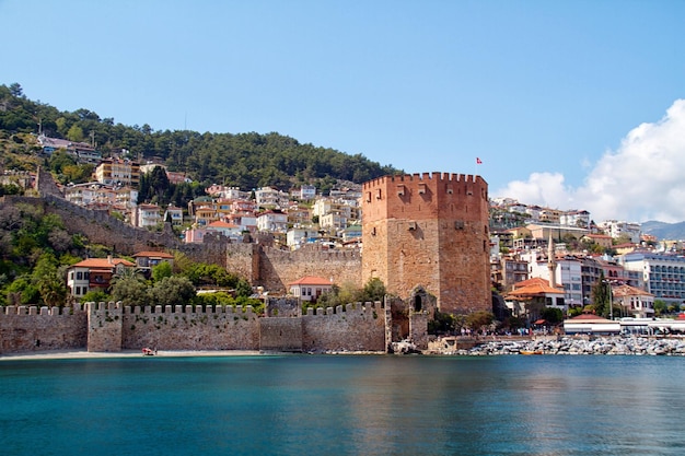 Kizil Kule Red Tower in der türkischen Stadt Alanya