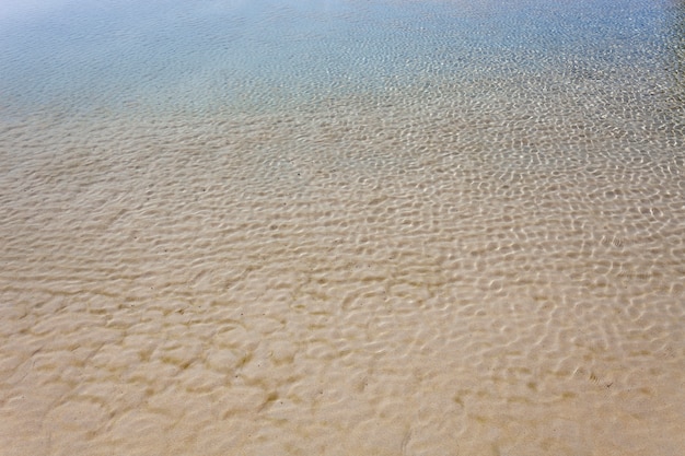 Klare Meerwasseroberfläche