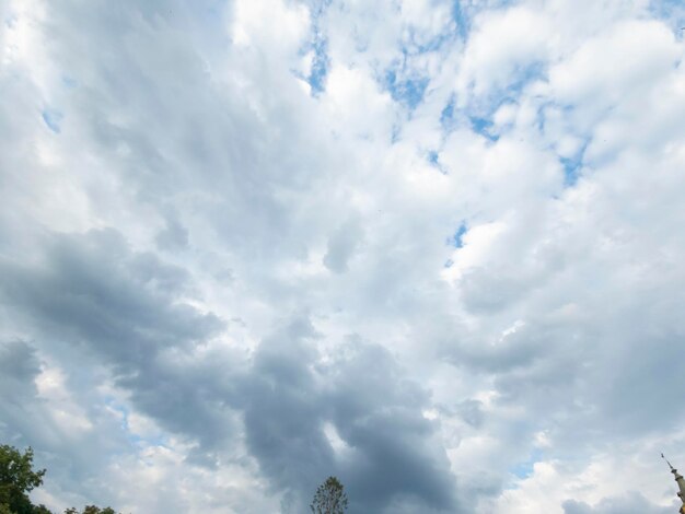 klarer bewölkter Himmel