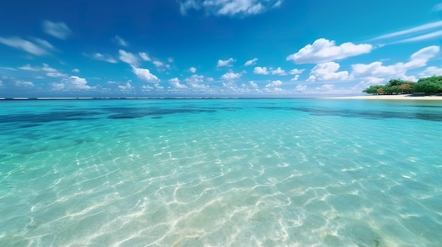 Klarer Meerwasserhintergrund