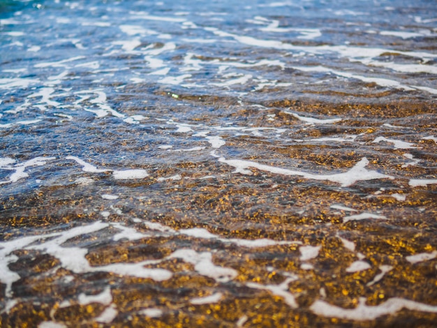 Foto klares meerwasser