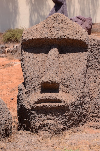 Klassische Moai-Maske