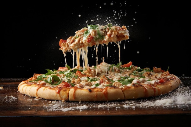 Klassische Pizza-Passion Eine visuelle Symphonie