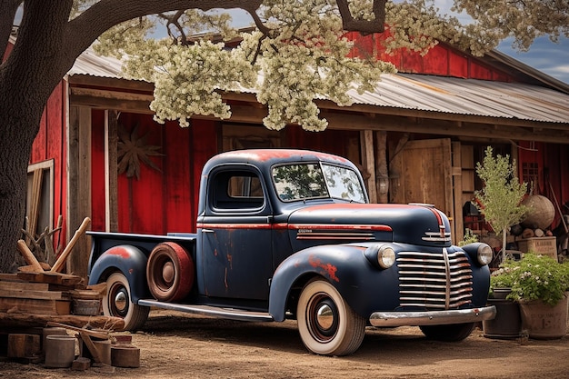 Foto klassische truck-wandpapier