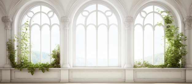 Klassisches Fenster in Weiß
