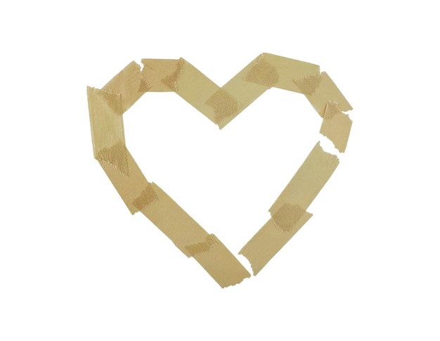 Klebeband mit braunem zerrissenen Texturpapier