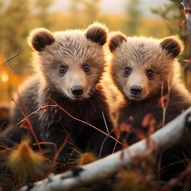 Foto kleine bären natur