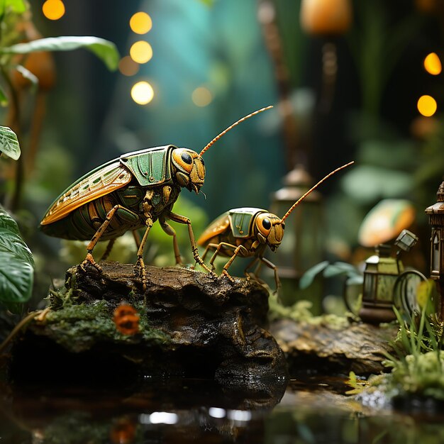 Kleine Käfer in der Welt der Käfer