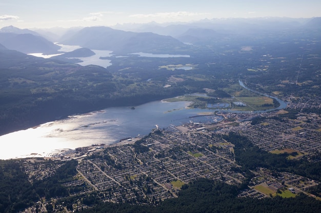 Kleine Stadt Port Alberni auf Vancouver Island British Columbia Kanada