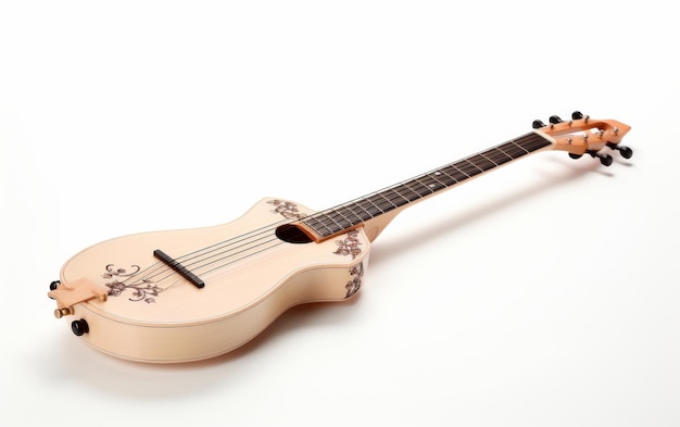 Kleine Ukulele mit Holzkörper