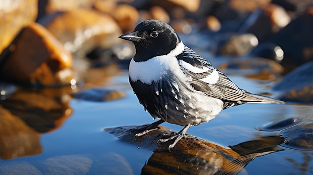 Kleiner Auk oder Dovekie Alle alle Svalbard Europe