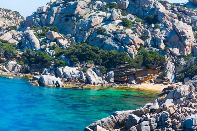 Kleiner Strand in Capo Testa