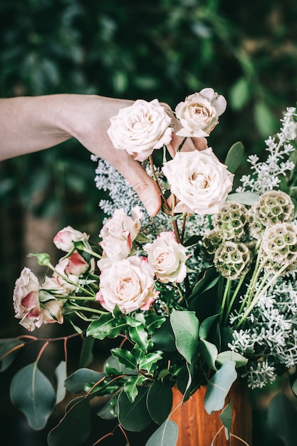 Kleines Geschäft des Blumenladens