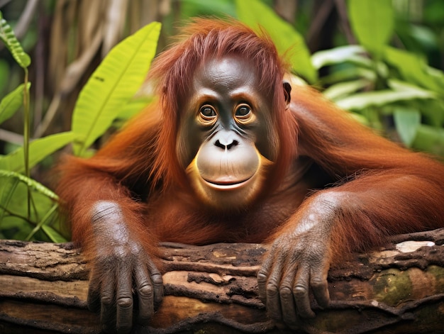 Klimawandel Ein oberirdischer Primat beobachtet die Auswirkungen des Klimawandels