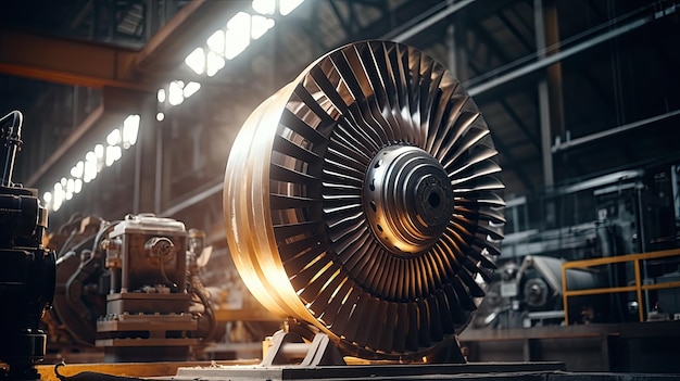 Klingen einer starken Dampfturbine