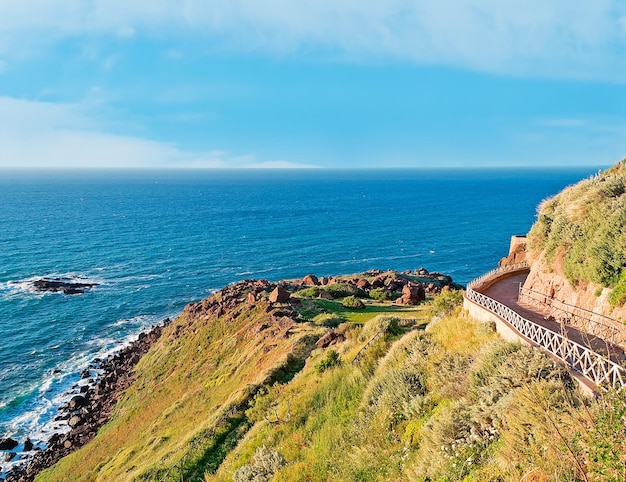 Klippe am Meer in Castelsardo