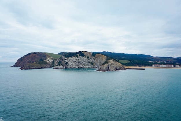 Klippe an der Küste