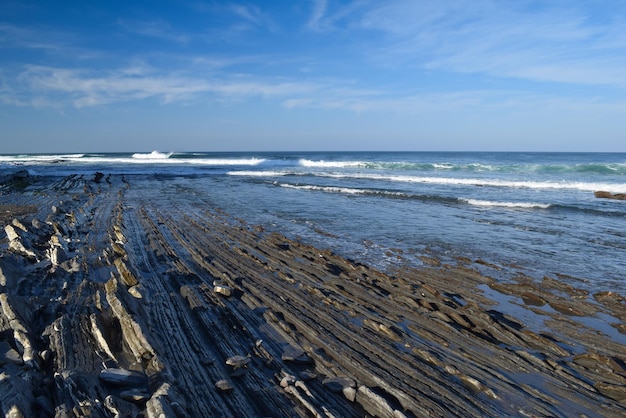 Klippen Flysch Baskenland