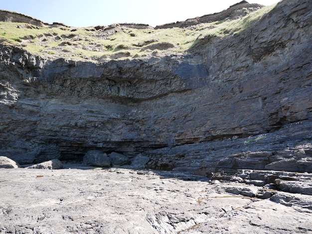 Klippen und Hügel felsen Schluchtschönheit in der Natur Urlaubsreisehintergrund