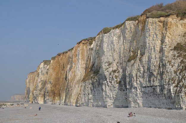 Klippen von Veules les Roses in der Normandie