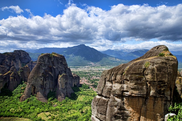 Kloster auf Felsen in Meteora, Griechenland