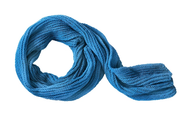 Knit scarf isolated