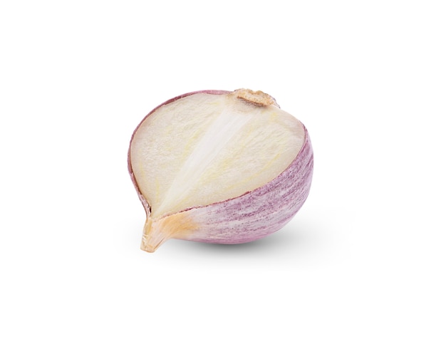 Knoblauch isoliert auf weiß