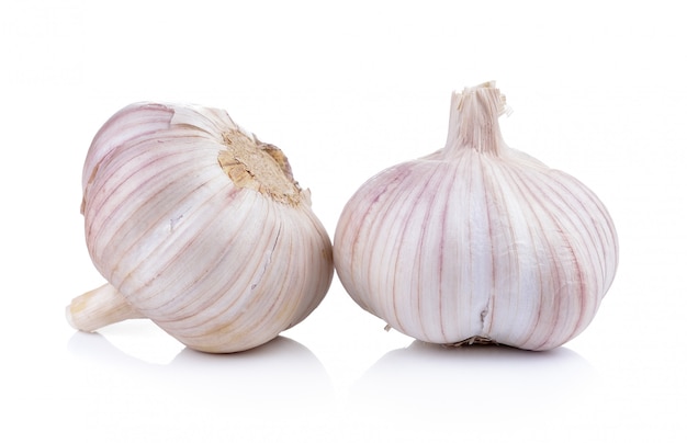 Knoblauch isoliert