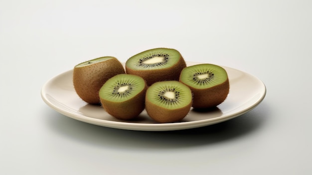 Knoblauch-Kiwi Stockfoto 2023 Artikel Weißer Hintergrund Pflanzenfarbe Textur neues Bild 2024