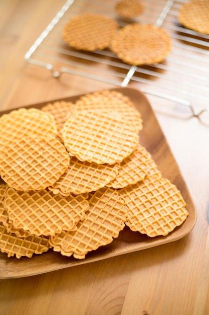 Knusprige hausgemachte Pizzelle-Kekse