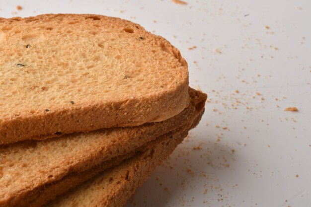 Knuspriger Zwieback oder Toast für ein gesundes Leben