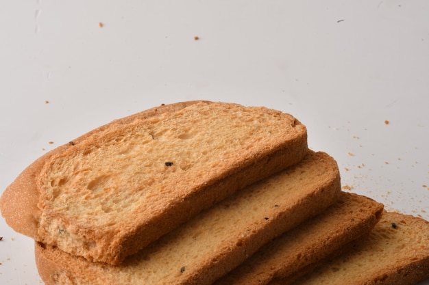 Knuspriger Zwieback oder Toast für ein gesundes Leben