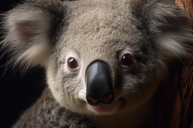 Koala en la carretera del Gran Océano Victoria Australia