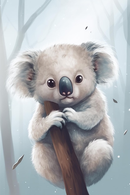 Koala nos papéis de parede da floresta