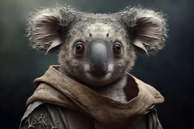 Un koala de la película de koalas.