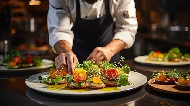 Foto kochen, gesundes essen kochen