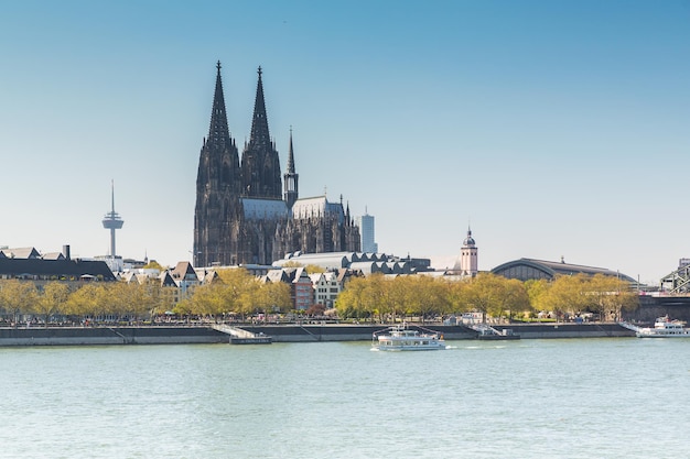 Kölner Dom im Frühling