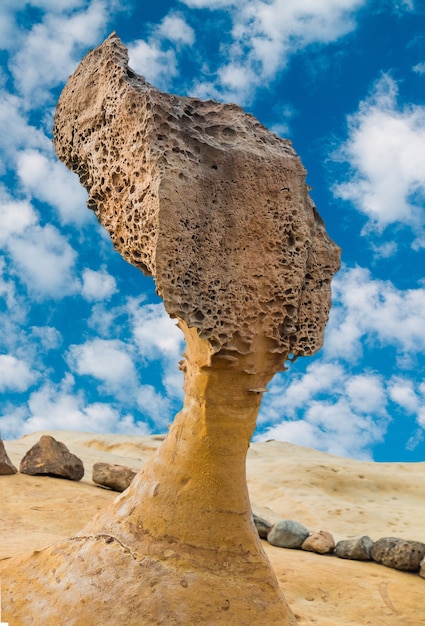 Königin-Kopf-Felsen im Yehliu Geopark, Taiwan