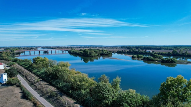 Königin-Maria-Amelia-Brücke in Santarem, Portugal