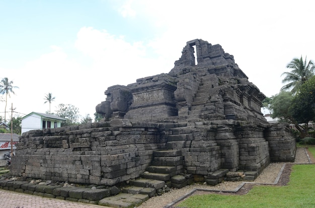 Königreich singasari Relikttempel im Dorf Tumpang, Malang, Indonesien