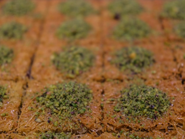 Köstliche Baklavas in einer Konditorei in der Türkei