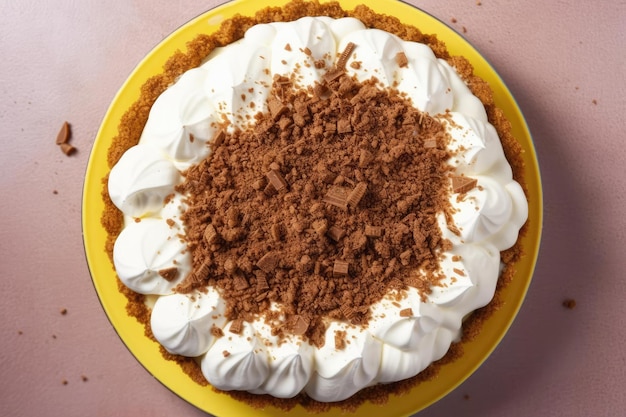 Köstliche Banoffee Pie Beige- und Goldtöne eines britischen Klassikers