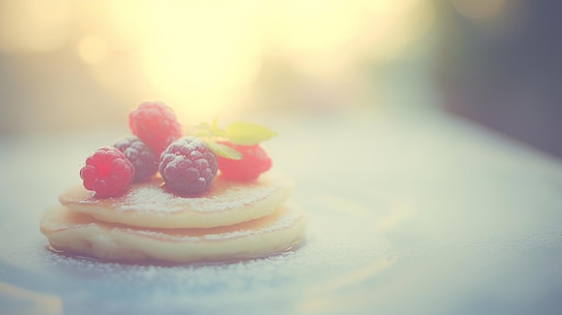 Köstliche flauschige Pfannkuchen