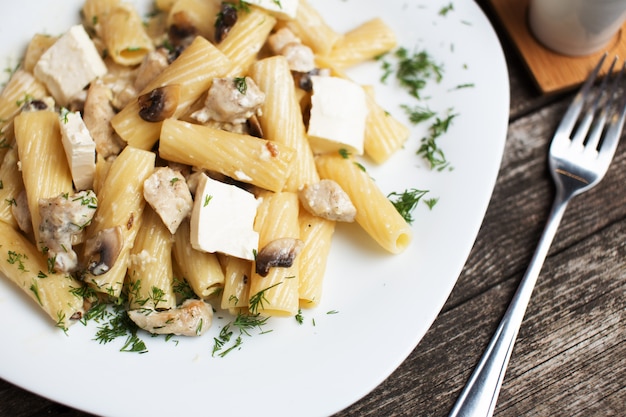 Köstliche italienische Pasta Rezept Tortiglioni