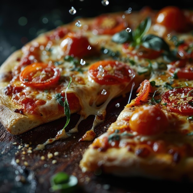 Foto köstliche käse-pizza