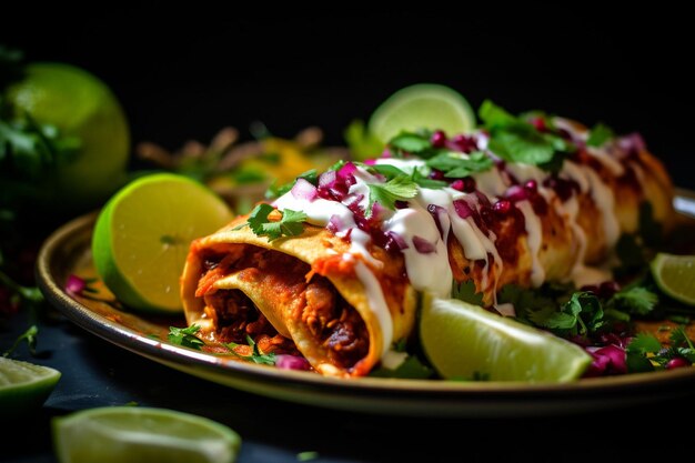 köstliche mexikanische Enchiladas